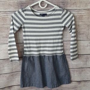 Gap Kids striped and denim dress